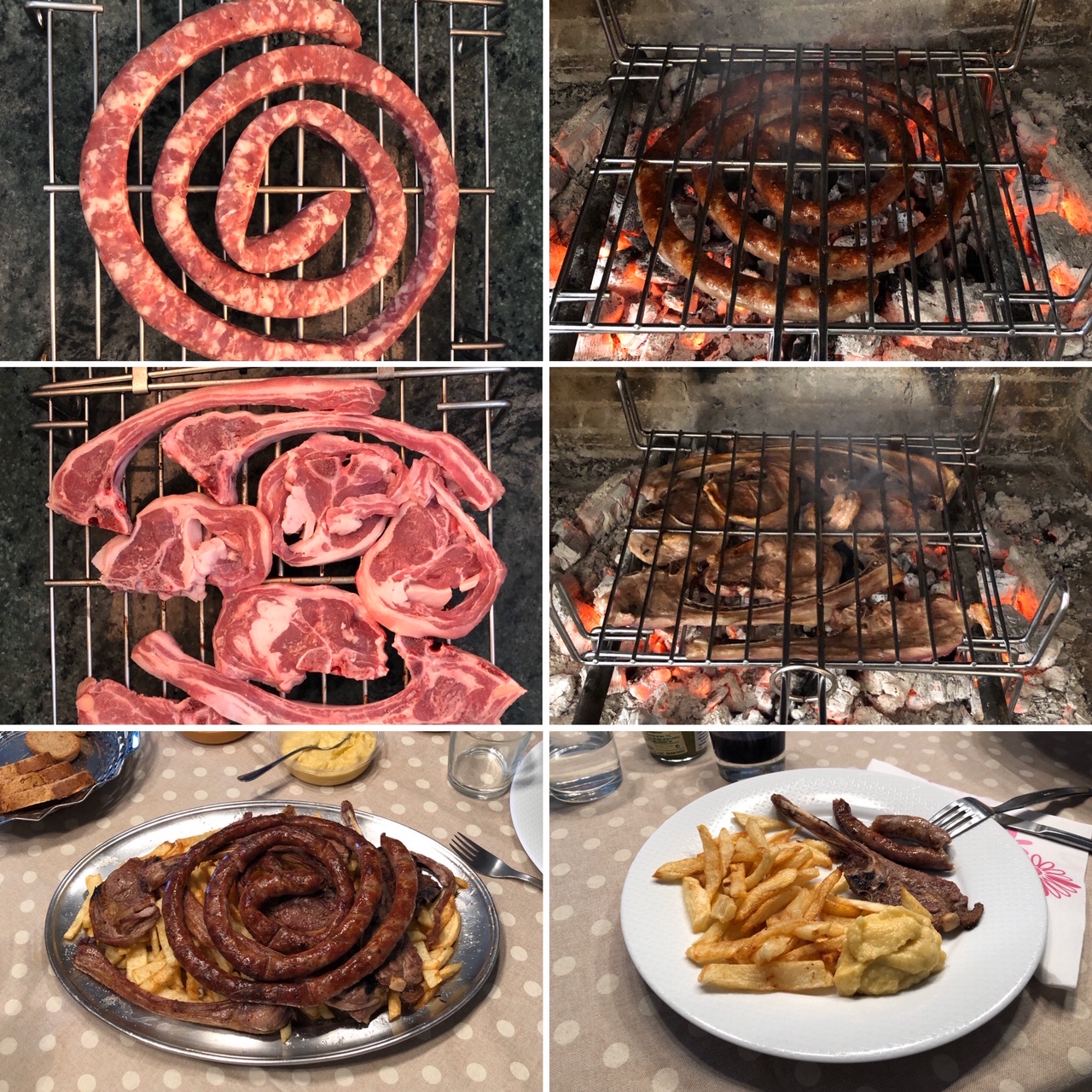 20191116 03 carn salsitxes a la brasa amb patates fregides