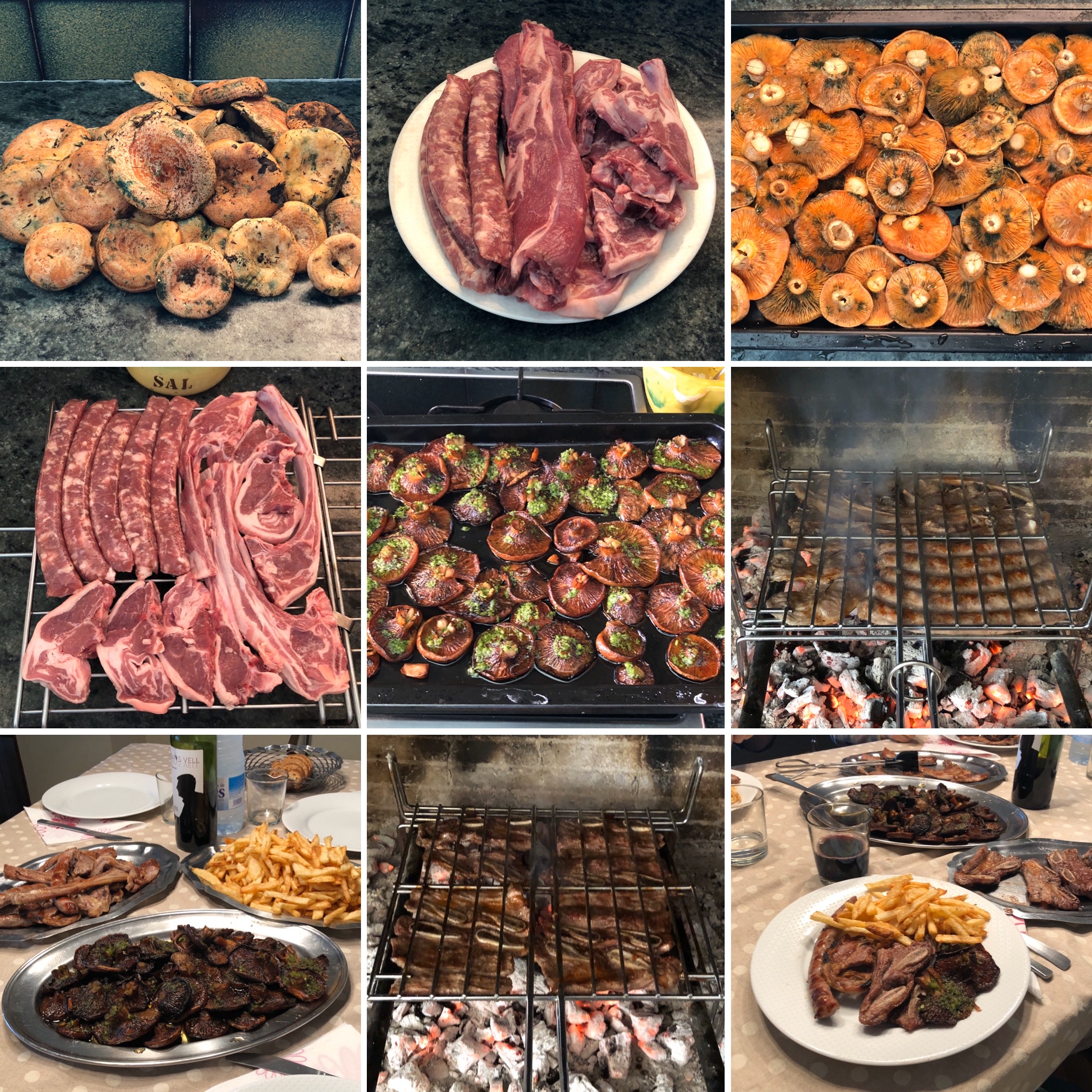 20191130 carn a la brasa amb rovellons i patates fregides